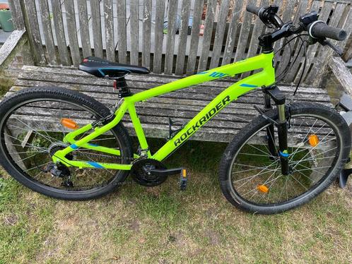 Mountainbike 27,5 inch wielen Rockrider ST100, Fietsen en Brommers, Fietsen | Jongens, Gebruikt, 26 inch of meer, Handrem, Versnellingen