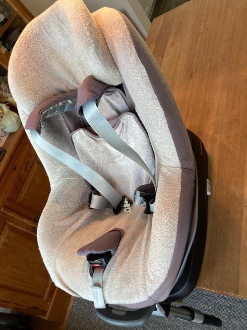 Maxi Cosi autostoel Pearl met FamilyFix + hoes, Kinderen en Baby's, Autostoeltjes, Gebruikt, Maxi-Cosi, 0 t/m 13 kg, Isofix, Verstelbare rugleuning