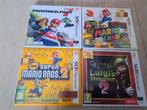 Nintendo 3ds Mariokart 7 Mario Bros 2 3D Land Luigi Spelletj, Ophalen of Verzenden, Zo goed als nieuw