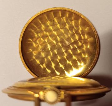 Belle montre gousset suisse plaqué or mécanique parfait état