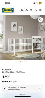 Lit bébé évolutif + matelas 60x120cm, Enlèvement, Comme neuf, Matelas