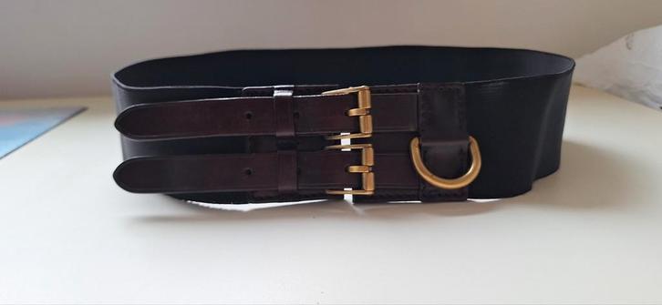 Ceinture Gucci en cuir brun authentique, Kleding | Dames, Riemen en Ceinturen, Zo goed als nieuw, Heupriem, Bruin, Echt leder