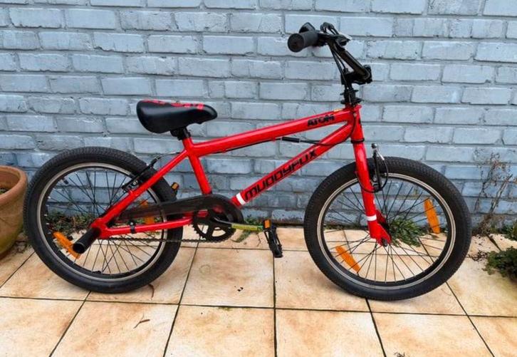 Muddyfox Atom 20 inch kinderfiets, Fietsen en Brommers, Fietsen | Crossfietsen en BMX, Gebruikt, 16 tot 20 inch, Staal, Voetsteunen
