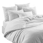 LINNEN DEKBEDSET VOOR 1 PERSOON, Ophalen, Eenpersoons, Wit, Dekbedovertrek
