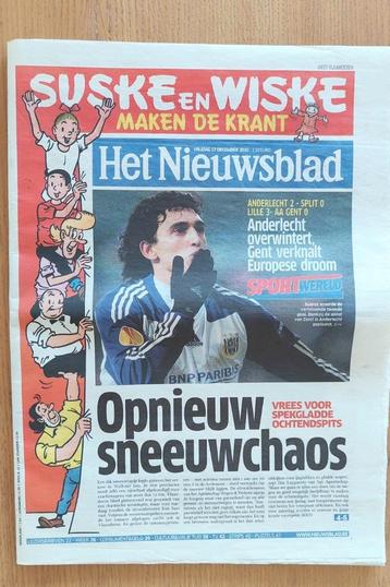 Suske en Wiske maken de krant  beschikbaar voor biedingen