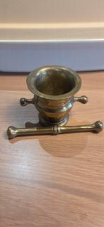 Koperen mortier en stamper, Antiek en Kunst, Ophalen