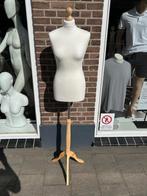 paspop op houten standaard etalagepop torso buste NIEUW !!!!, Ophalen of Verzenden