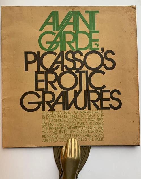 Gravures érotiques de Picasso - Avant Garde #8 (1969), Bijoux, Sacs & Beauté, Pendentifs, Comme neuf, Enlèvement ou Envoi