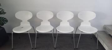 Arne Jacobsen / Fritz Hansen 'De mier', Vintage design, Enlèvement, Utilisé, Blanc
