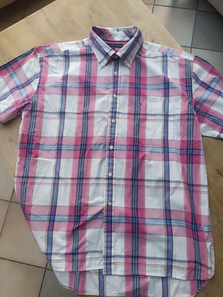 Chemise Tommy Hilfiger rose taille XXL, Vêtements | Hommes, Autres tours de cou, Enlèvement ou Envoi, Rose, Tommy Hilfiger