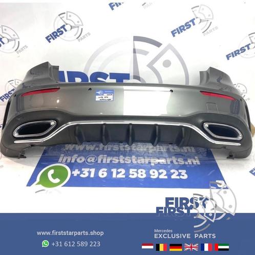 W177 A KLASSE AMG ACHTERBUMPER COMPLEET GRIJS Mercedes 2018-, Auto-onderdelen, Carrosserie, Bumper, Mercedes-Benz, Achter, Gebruikt