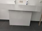 Dubbele lavabo met voet incl kranen, Doe-het-zelf en Bouw, Wastafel, Gebruikt, Ophalen