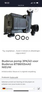 Bosch pomp voor Buderus gasketel, Doe-het-zelf en Bouw, Ophalen of Verzenden, Nieuw
