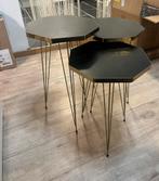 Set de 3 Table d’appoint neuf, Enlèvement ou Envoi, Neuf, Métal ou Aluminium, Bois et metal