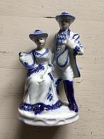 Muziek koppel porcelein beeldje, Antiek en Kunst, Antiek | Porselein, Ophalen of Verzenden