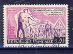 Frankrijk 1960 - nr 1254, Timbres & Monnaies, Timbres | Europe | France, Affranchi, Envoi