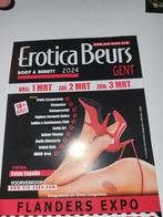 Tickets erotica beurs Antwerpen, Boeken, Tijdschriften en Kranten, Nieuw, Ophalen of Verzenden