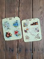 Set bordjes / staalkaarten kachels, Enlèvement ou Envoi, Utilisé, Ustensile