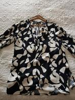 Tuniek blouse wit zwart, zo goed als nieuw, Taille 38/40 (M), Comme neuf, Enlèvement, Blanc