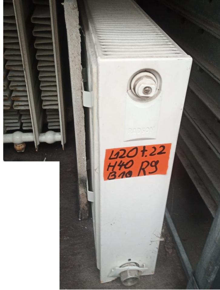 Radiatoren diverse chauffage vanaf 15 euro per stuk voor gar, Doe-het-zelf en Bouw, Verwarming en Radiatoren, Gebruikt, Radiator