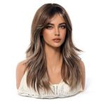 Pruik met speels kapsel in laagjes en met pony model Alicia, Verzenden, Nieuw