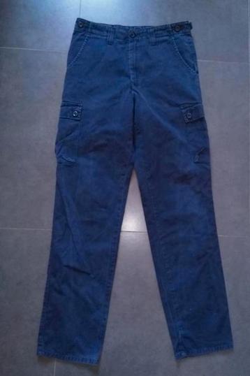 Pantalon cargo Aigle (avec poches latérales) 🎀 taille 40 ->, Taille 38/40 (M), Comme neuf, Bleu, Aigle