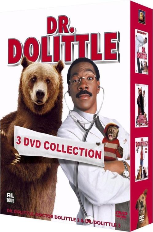 Dr. Dolittle Trilogie Box, Cd's en Dvd's, Dvd's | Tv en Series, Nieuw in verpakking, Komedie, Boxset, Alle leeftijden, Verzenden