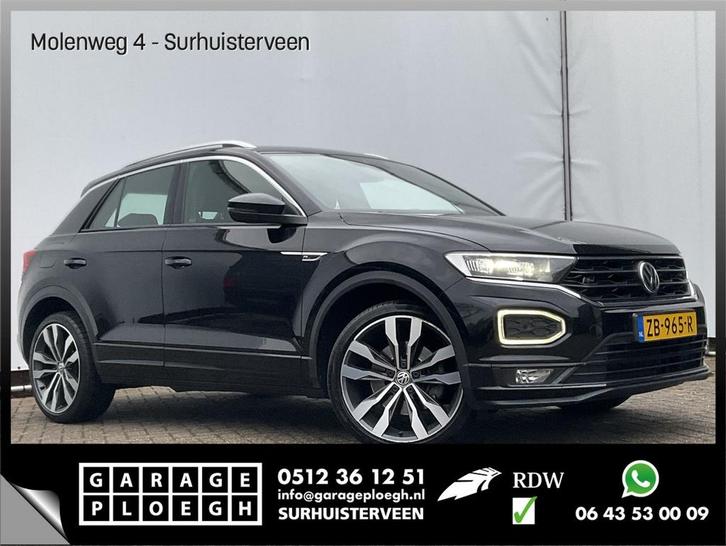 Volkswagen T-Roc 1.5 TSI R-Line Automaat Trekhaak Carplay Ad, Auto's, Volkswagen, Bedrijf, T-Roc, ABS, Adaptieve lichten, Adaptive Cruise Control