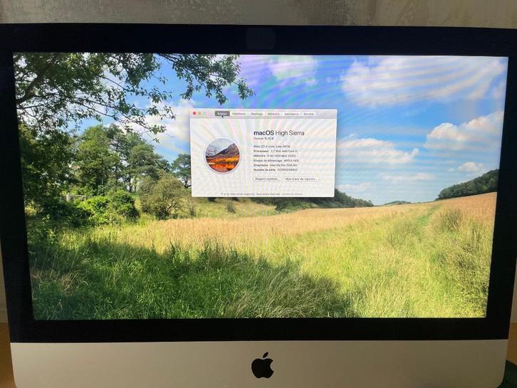 imac 21,5 Late 2013 - 2,7ghz i5 4 coeurs - HDD 1To DDR3 8go, Computers en Software, Apple Desktops, Zo goed als nieuw, iMac, HDD