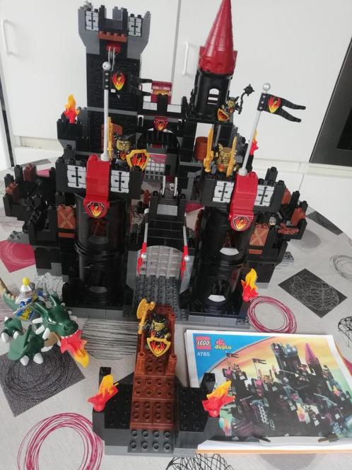 duplo 4785 Black castle ridder kasteel, Kinderen en Baby's, Speelgoed | Duplo en Lego, Gebruikt, Duplo, Complete set, Ophalen of Verzenden