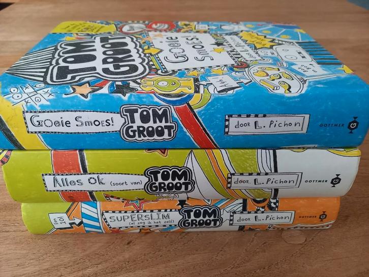 Tom Groot:  Goeie smoes + Alles ok + Superslim, Boeken, Kinderboeken | Jeugd | 10 tot 12 jaar, Gelezen, Ophalen of Verzenden