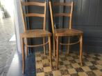 2 houten stoelen, Bois, Enlèvement, Utilisé