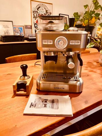 Espressomachine - Create + accessoires beschikbaar voor biedingen