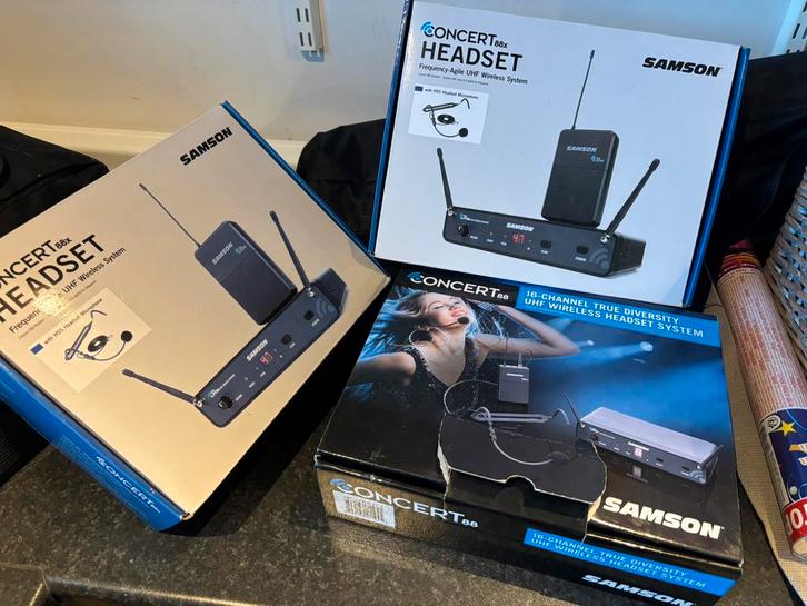 Samson Concert Headset 88, Muziek en Instrumenten, Microfoons, Zo goed als nieuw, Ophalen