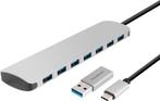 USB 3.0 Hub - 7 poorten - ongeopend, Computers en Software, Dockingstations, Ophalen