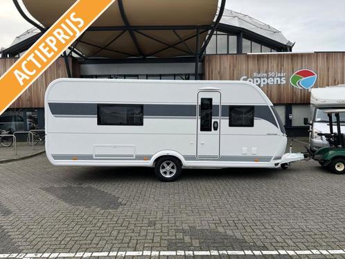 Hobby Prestige 560 WLU BADKAMER + ENKELE BEDDEN!, Caravans en Kamperen, Caravans, tot en met 4, 1250 - 1500 kg, Rondzit, Hobby