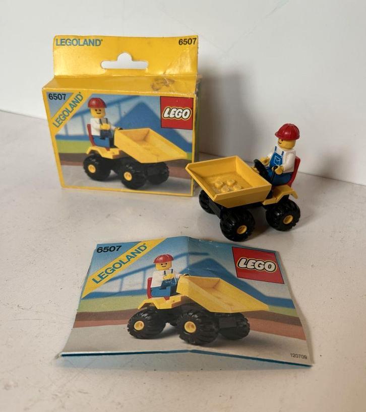 Lego Legoland - Mini Dumper - 6507, Kinderen en Baby's, Speelgoed | Duplo en Lego, Gebruikt, Lego, Complete set, Ophalen of Verzenden