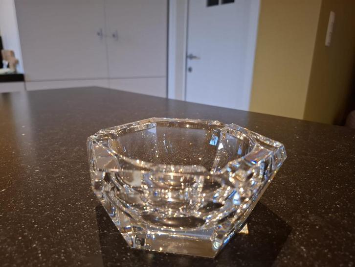 Prachtige vintage tijdloze kristallen asbak VSL, Antiek en Kunst, Antiek | Glaswerk en Kristal, Ophalen of Verzenden