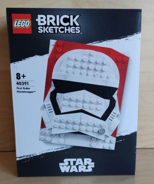 lego brick sketches 40391 first order stormtrooper star wars, Enfants & Bébés, Jouets | Duplo & Lego, Neuf, Lego, Ensemble complet