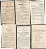 6 B P ENKEL  1932 TOT 1940, Verzamelen, Bidprentjes en Rouwkaarten, Ophalen of Verzenden, Bidprentje