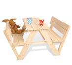 Pinolino Nicki kinderpicknicktafel / picknicktafel (NIEUW IN, Nieuw, Rechthoekig, Hout, Ophalen