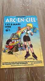 Affiche Walthéry Natacha arc-en-ciel 1998, Collections, Enlèvement ou Envoi, Utilisé