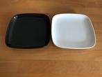 Assiettes carrées, Ophalen of Verzenden, Zo goed als nieuw, Overige stijlen, Bord(en)