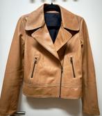 Massimo Dutti leren jas maat S, Kleding | Dames, Nieuw, Ophalen of Verzenden, Maat 36 (S), Bruin