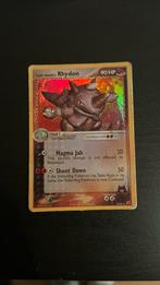 Team magma's rhydon, Hobby en Vrije tijd, Verzamelkaartspellen | Pokémon, Ophalen of Verzenden, Gebruikt