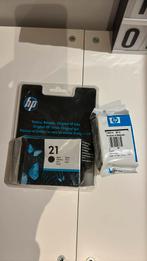 HP 21 originele zwarte inktcartridge ongeopend, Computers en Software, Printerbenodigdheden, Ophalen of Verzenden, Zo goed als nieuw