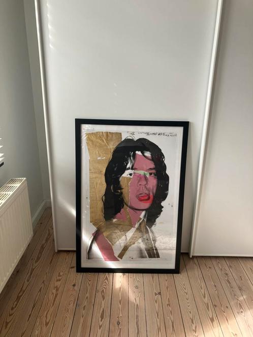 Andy warhol Mick Jagger MOMUK litho, Antiek en Kunst, Kunst | Schilderijen | Abstract, Ophalen
