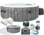 Intex PureSpa greywood deluxe jacuzzi 4 personen ongebruikt, Tuin en Terras, Ophalen, Nieuw