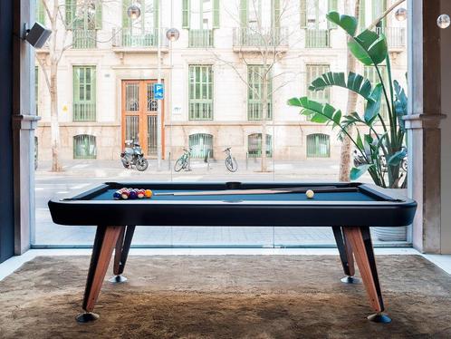 RS Barcelona Diagonal design pooltafel 8ft + rack, Sport en Fitness, Biljarten en Poolen, Zo goed als nieuw, Pooltafel, Ophalen
