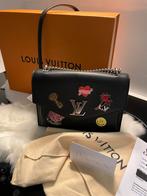 Louis Vuitton limited editie  ,,My Lock me ,, bag patches, Zo goed als nieuw, Leer, Zwart, Ophalen